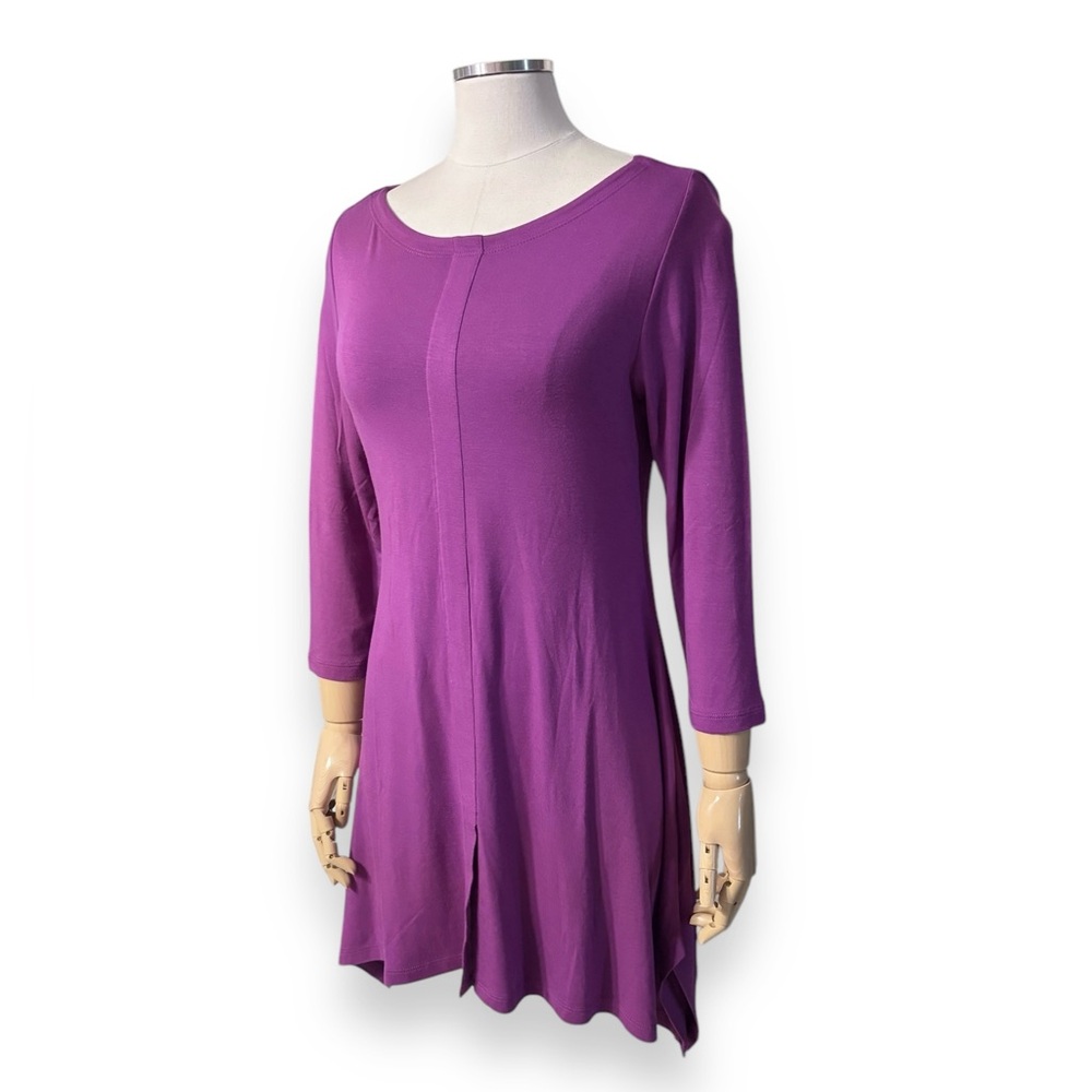 SOFT SURROUNDINGS Timley Bateau Boatneck Vented Tunic Sz XS